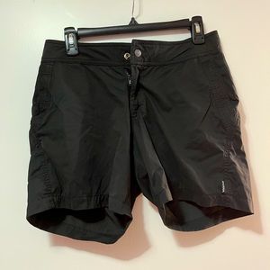 Prana black active shorts womens M